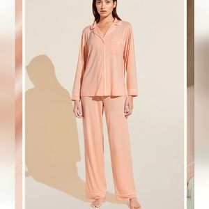 NWT! EBERJEY Gisele TENCEL Modal Long PJ Set